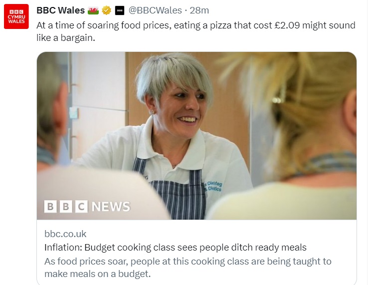 BBC Wales article about get cooking