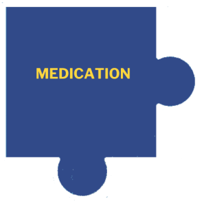 Medication jigsaw piece