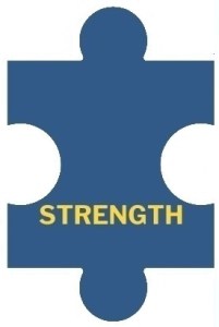 Strength jigsaw piece