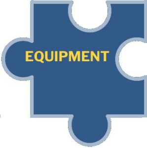 Jigsaw piece saying Equipment