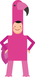 quick change flamingo